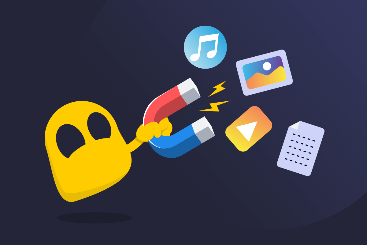 An illustration showing a Ghostie holding a magnet